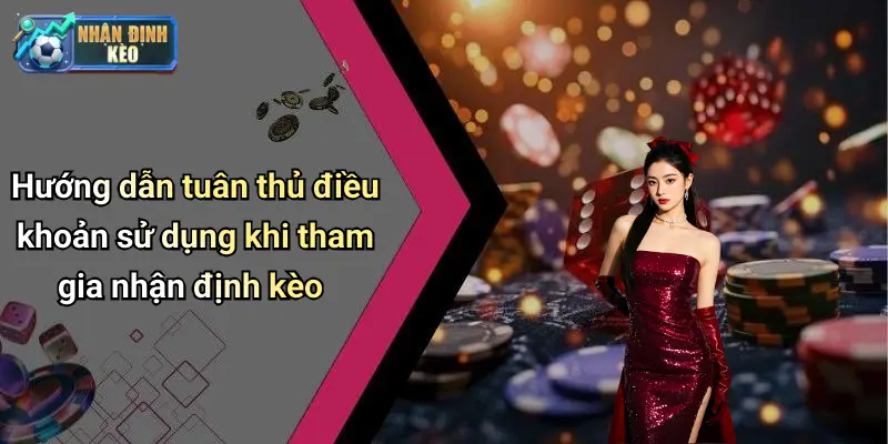 Hướng dẫn tuân thủ điều khoản sử dụng khi tham gia nhận định kèo