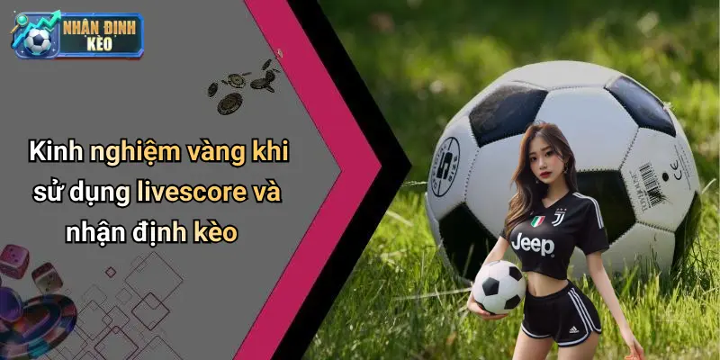 Kinh nghiệm vàng khi sử dụng livescore và nhận định kèo