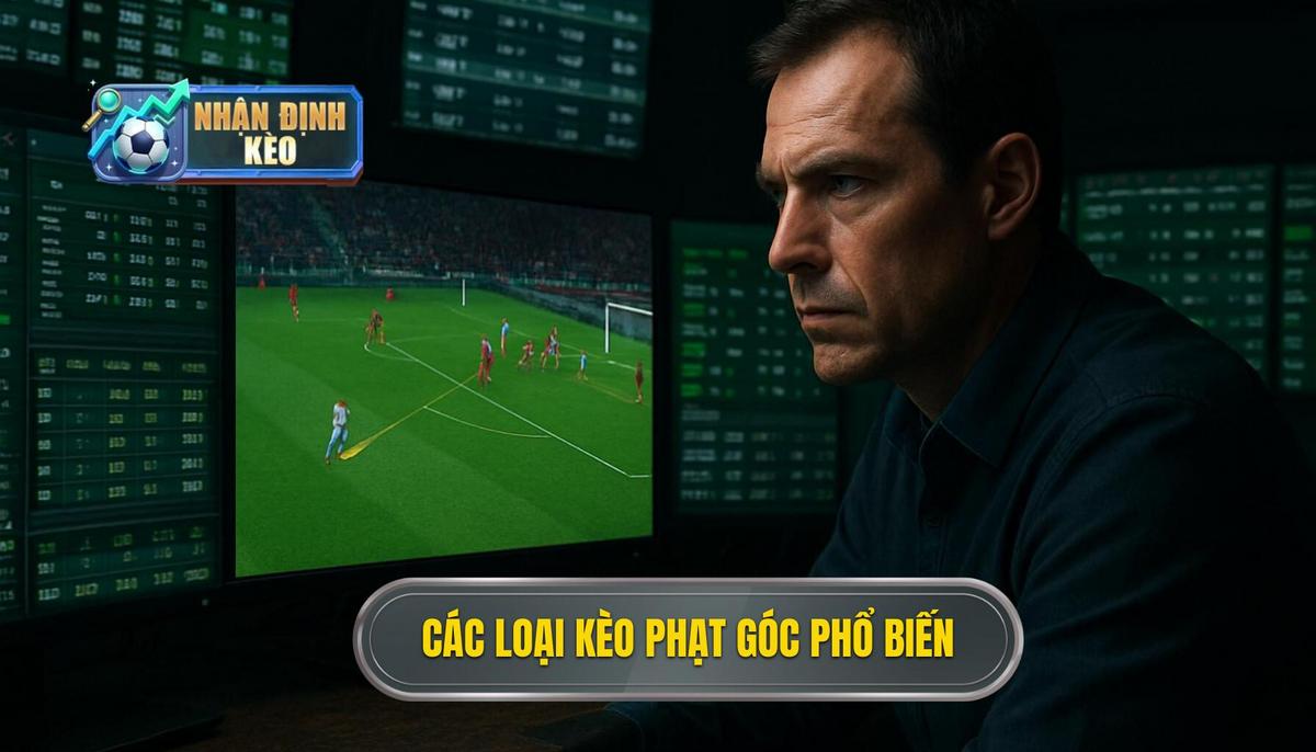 Các loại hình kèo phạt góc phổ biến nhất hiện nay