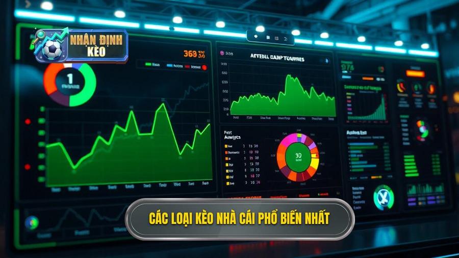 2. Các loại kèo phổ biến trên bảng kèo nhà cái chính thức