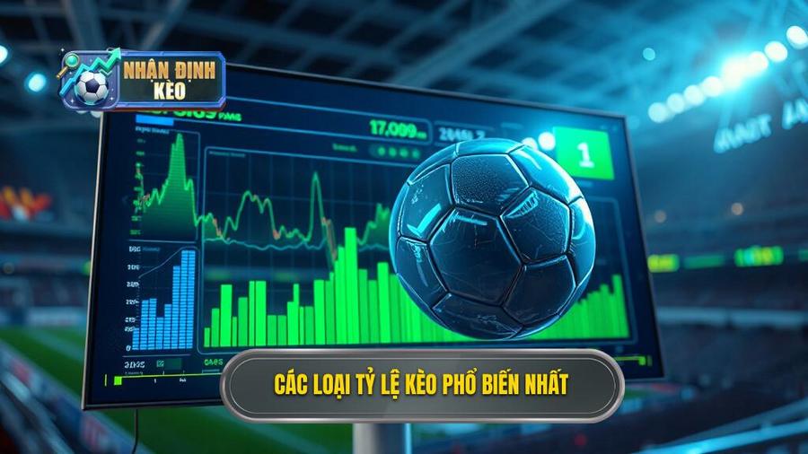 2. Các loại tỷ lệ kèo tối nay phổ biến nhất