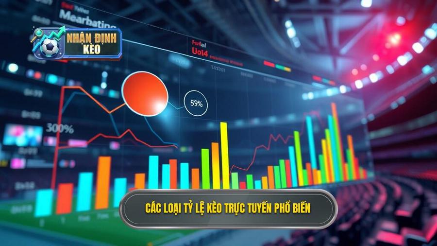 2. Các loại tỷ lệ kèo trực tuyến phổ biến nhất hiện nay