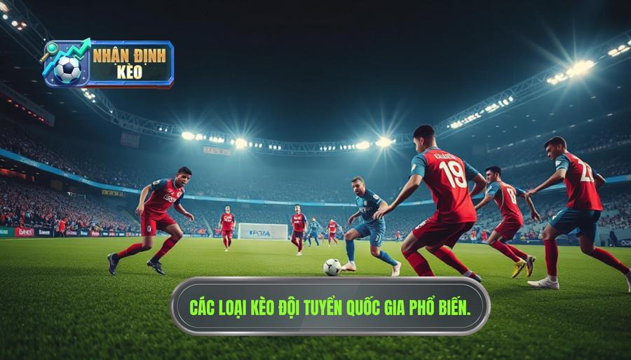Các loại kèo đội tuyển quốc gia hôm nay phổ biến nhất